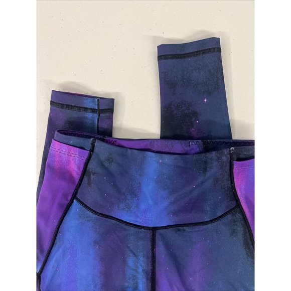NEW VICTORIA'S SECRET Sweat On Point Legging Purple Aurora Forest Galaxy 2 or 8 - Picture 4 of 5